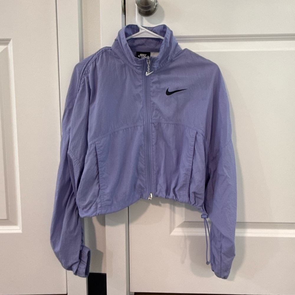 Nike Lavender Cropped Windbreaker